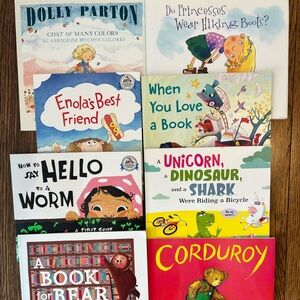 Set of 8 Children's Picture Book Set - Corduroy, Do Princesses Wear Hiking Boots